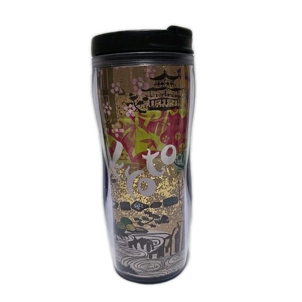 Starbucks 2003 Destinations Coffee Tumbler‎ Kyoto Japan Insulated Plastic 12oz